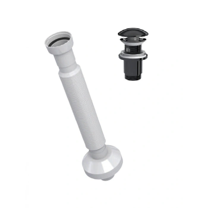 ELİXİR PUP - UP KÖRÜKLÜ SET (PARLAK SİYAH - SERAMİK BAŞLIK - TAŞMA DELİKLİ)