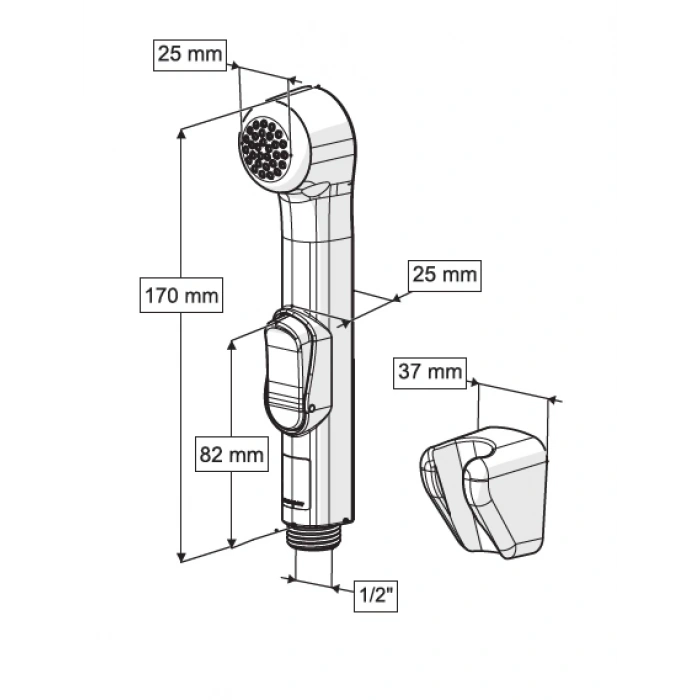 ELİXİR TAHARETMATİK BAŞLIK (KROM)