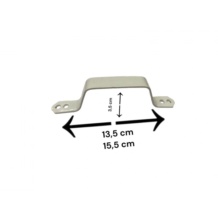 Ennalbur Demir Doğrama Kulp Beyaz Kaplama