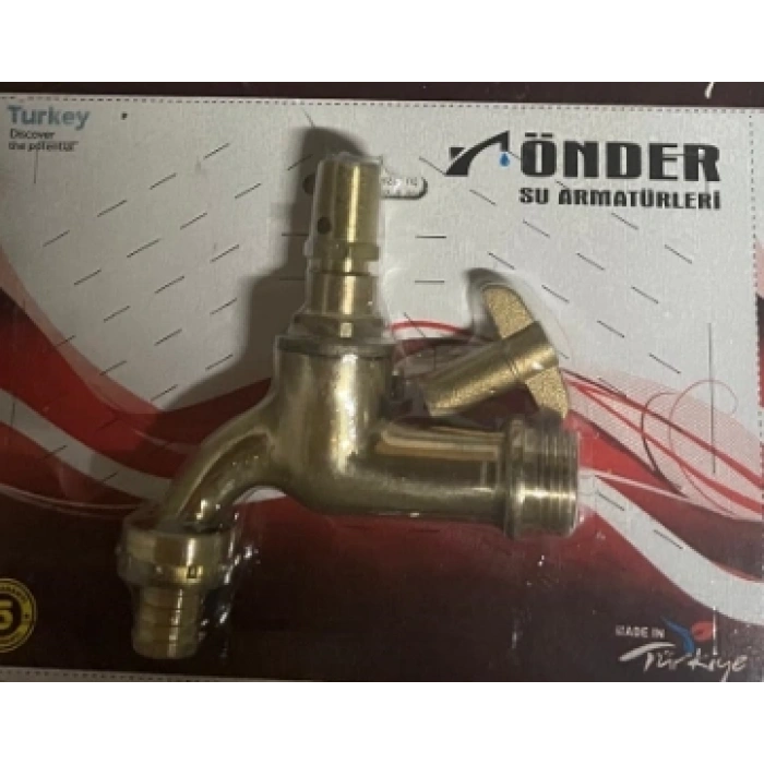 GCL - ANAHTARLI SARI MUSLUK 1/2