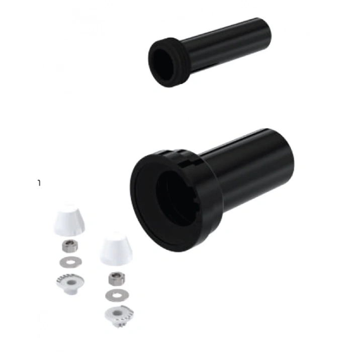 GÖMME REZERVUAR KADA SETİ + M12 KONİK BURÇ VE TAPA ( Q90X220 + Q45X180 mm )