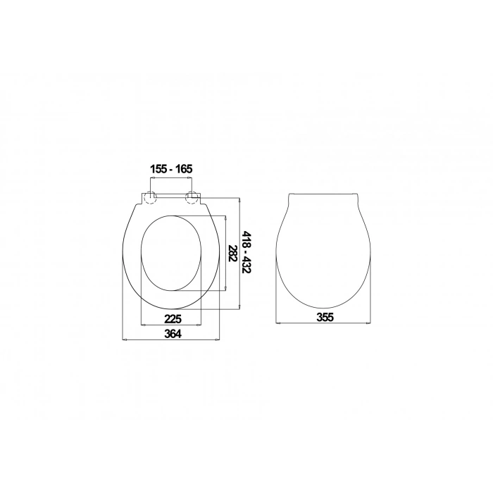 JAPAR - Akdeniz Slim Klozet Kapak Duroplast