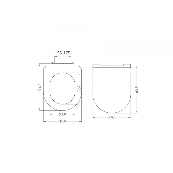 JAPAR - Capri Süper Slim Klozet Kapak Duroplast ( Yavaş Kapanan )