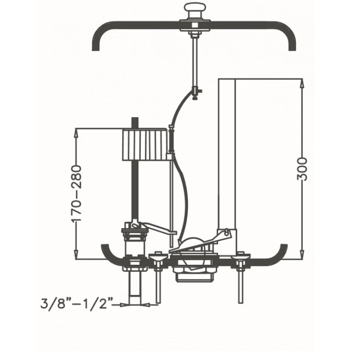 JAPAR - Karadeniz Çekmeli İç Takım (krom çekme butonu - kutulu)