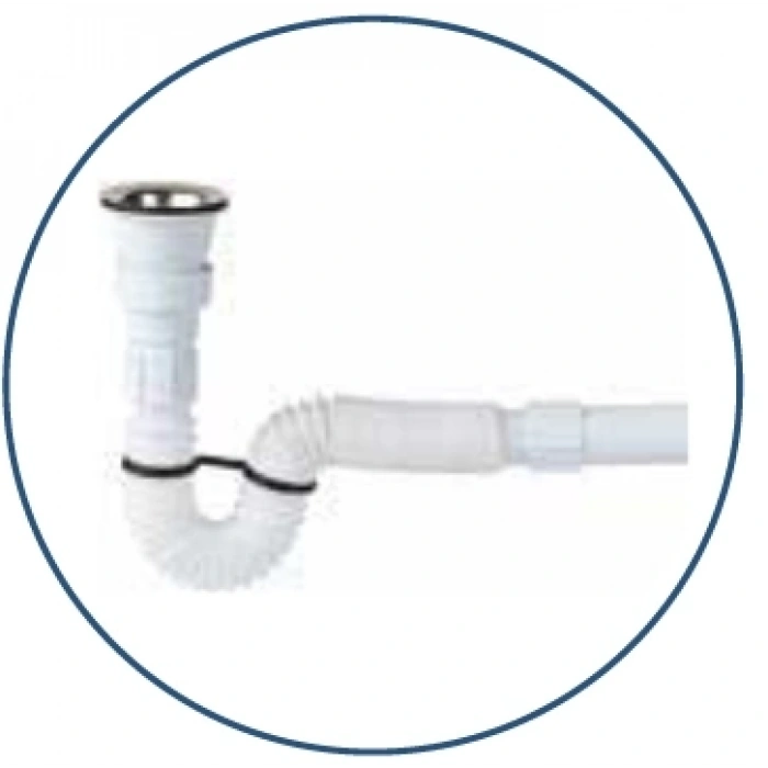 JAPAR - Körüklü Lavabo Sifonu Q32