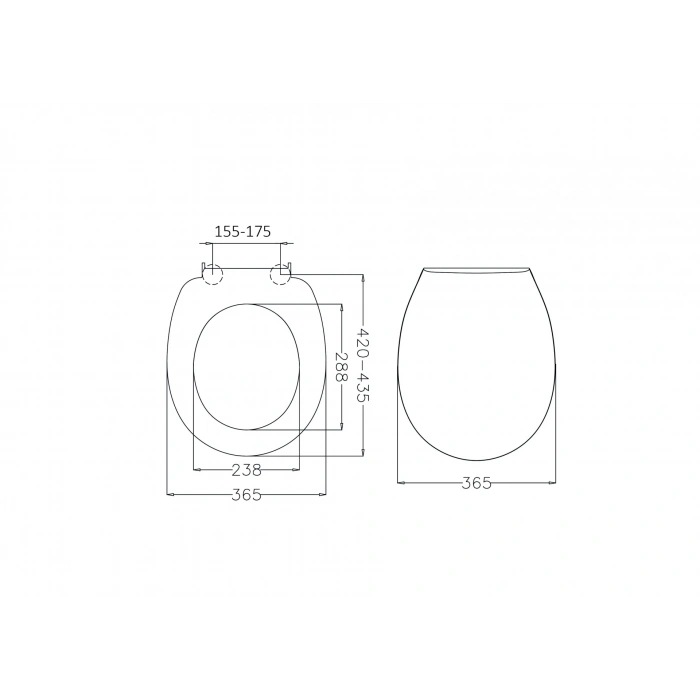 JAPAR - Melodi Klozet Kapak Duroplast ( Yavaş Kapanan )