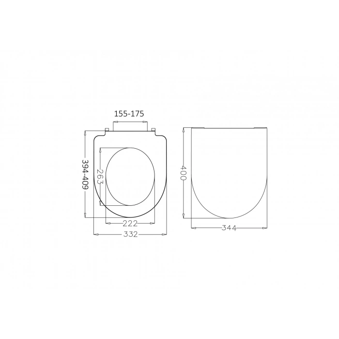 JAPAR - Minör Slim Klozet Kapak Duroplast ( Yavaş Kapanan )