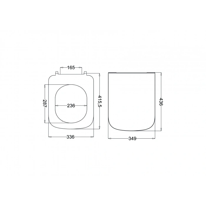 JAPAR - Nova Klozet Kapak Duroplast ( Yavaş Kapanan )