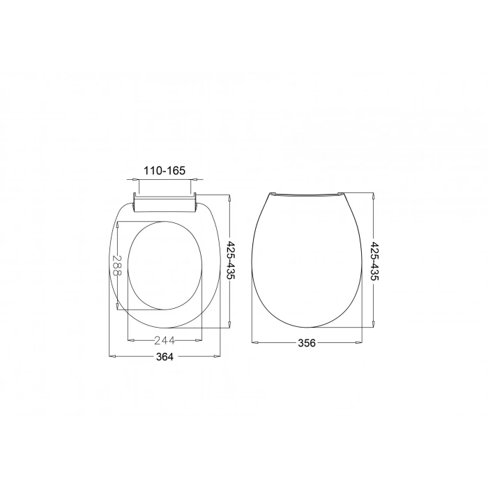 JAPAR - Ocean Klozet Kapak Polipropilen