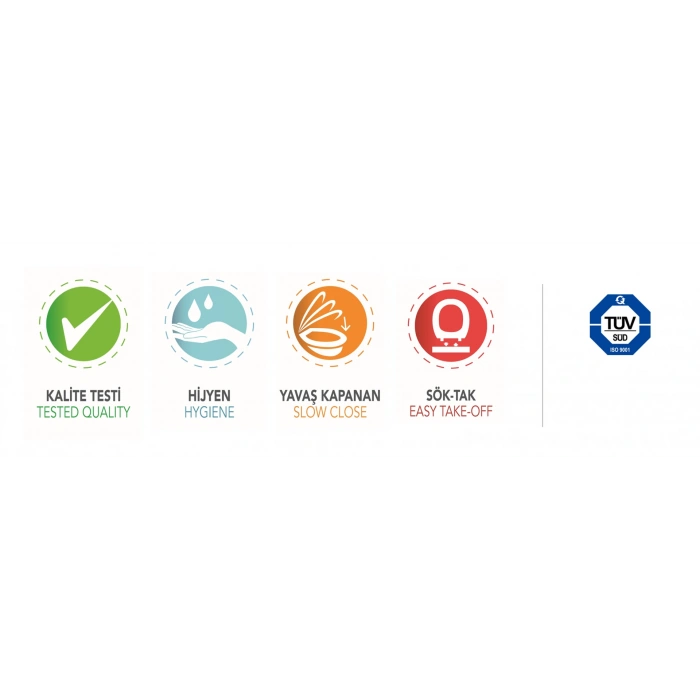 JAPAR - Venüs Klozet Kapak Duroplast ( Yavaş Kapanan )