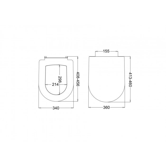 JAPAR - Yeni Astra Klozet Kapak Duroplast