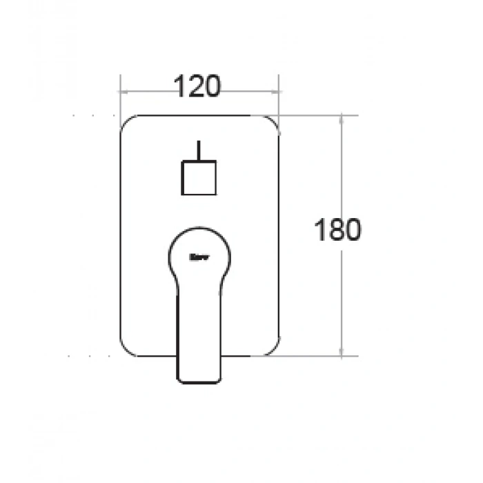 KARE - ANKASTRE BANYO BATARYASI ALT GRUBU 2 YOLLU
