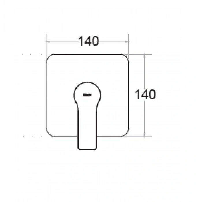 KARE - ANKASTRE BANYO BATARYASI ALT GRUBU TEK YOLLU