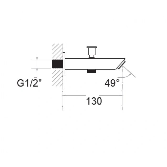 KARE - ANKASTRE ÇIKIS UCU (YÖNLENDİRİCİLİ)