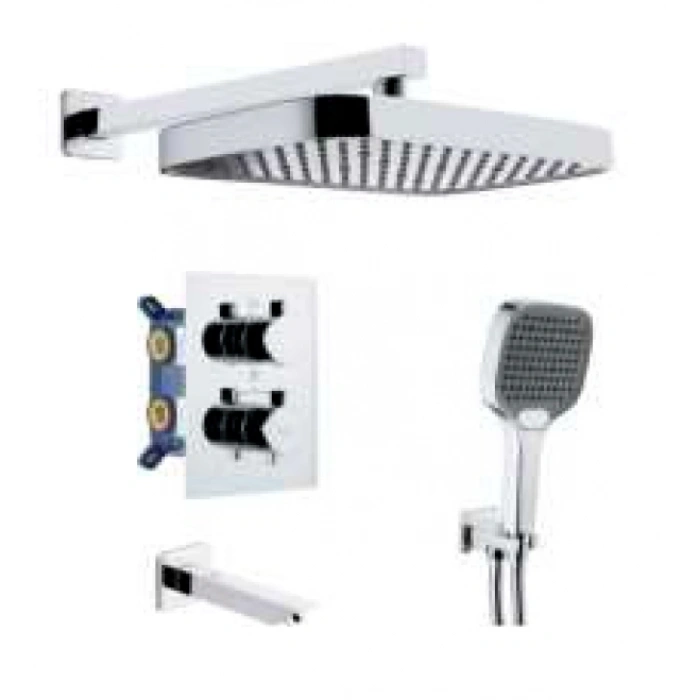 KARE - ARES TERMOSTATİK BANYO SETİ 3 YOLLU