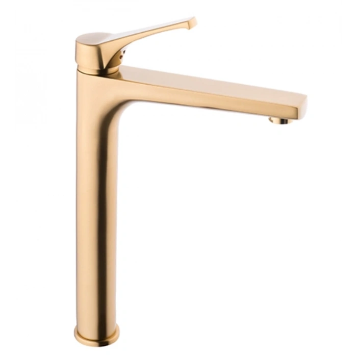 KARE - PLATİN MİX ÇANAK LAVABO BATARYASI (MAT ALTIN)