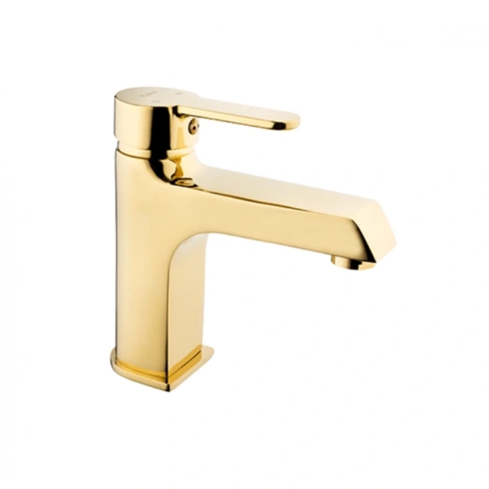 KARE - STİL MİX LAVABO BATARYASI (ALTIN)