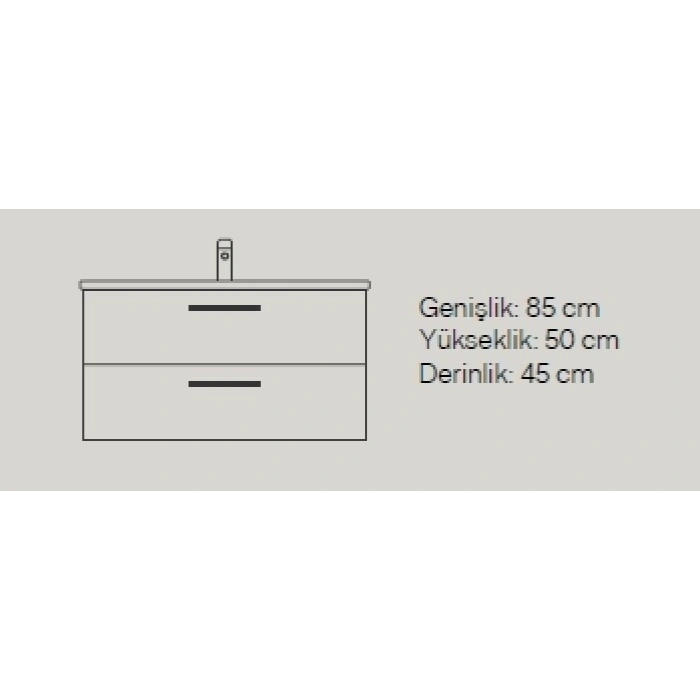 LEO 85 CM BANYO DOLABI TAKIM