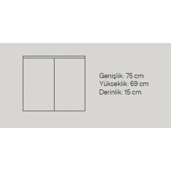 LEO 85 CM BANYO DOLABI TAKIM