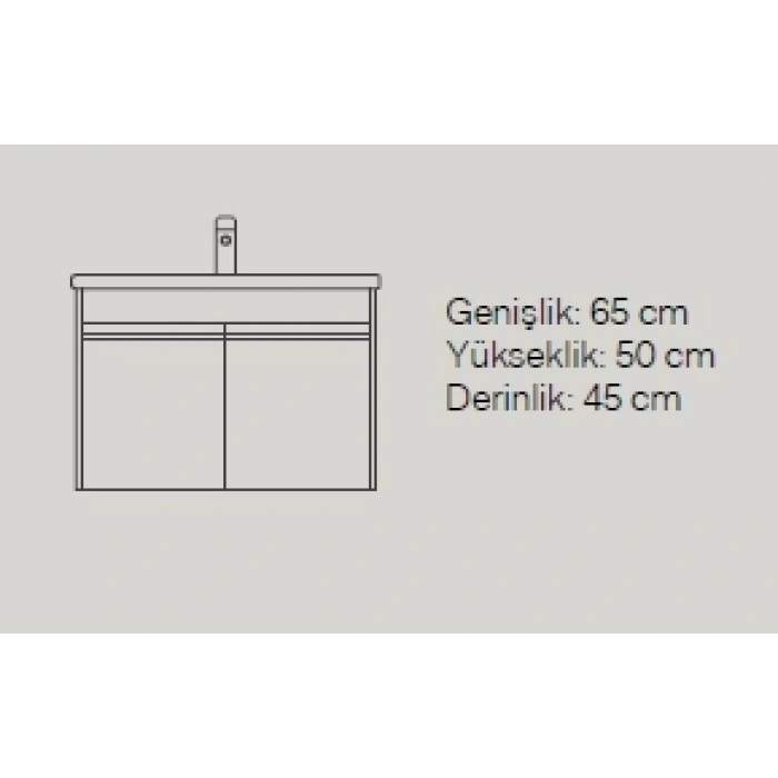 NEXT 65 CM BANYO DOLABI TAKIM