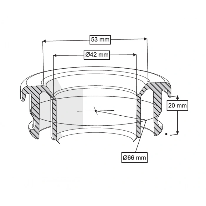 PİSUVAR TEMİZ SU GİRİŞ CONTASI TİP2 - Q65-42