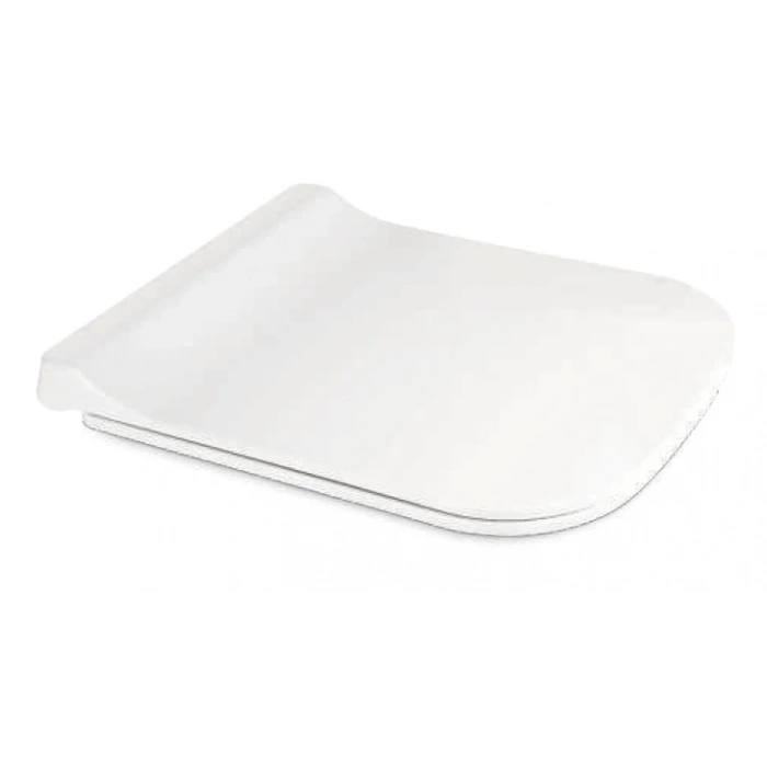 QUADRO KLOZET KAPAĞI (YAVAŞ KAPANAN - METAL MENTEŞELİ - ÜSTTEN SIKMALI)