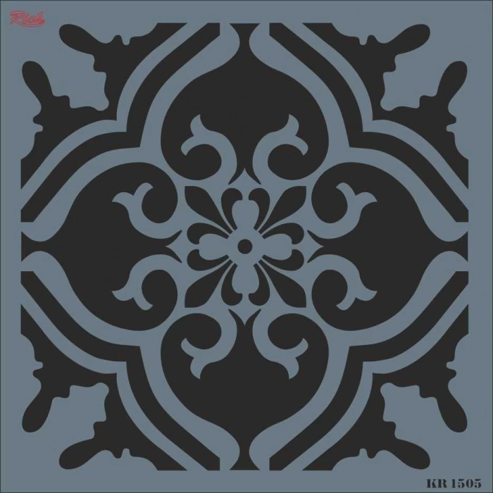 Rich KR 1505 Fayans Stencil 30X30 cm