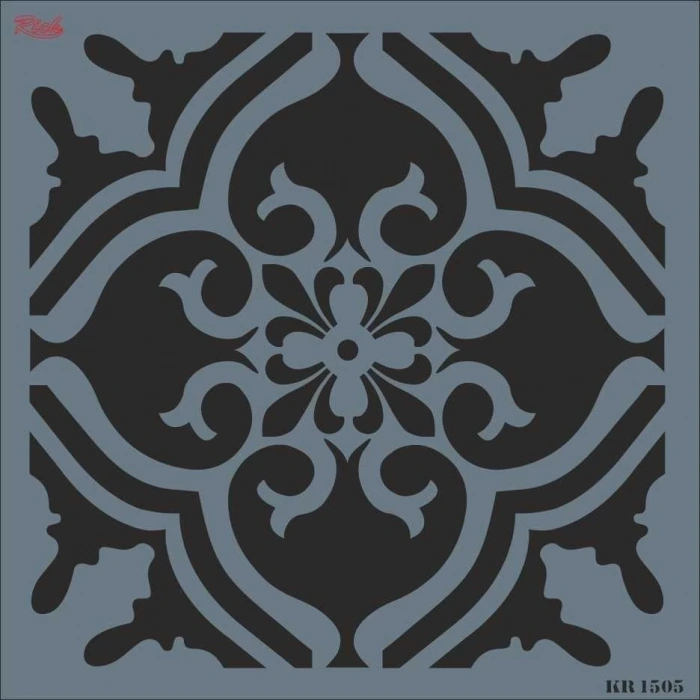 Rich KR 1505 Fayans Stencil 30X30 cm