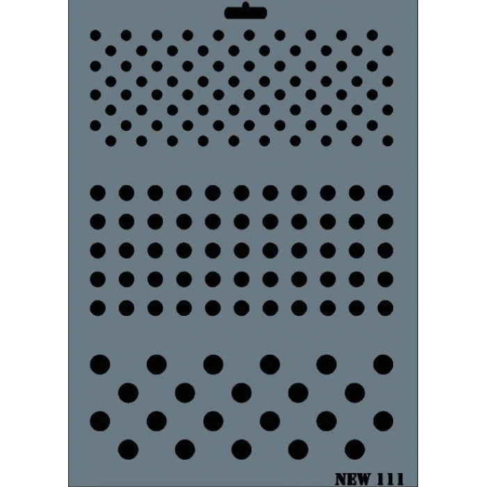 Rich New Seri N-111 Stencil 35x25 cm