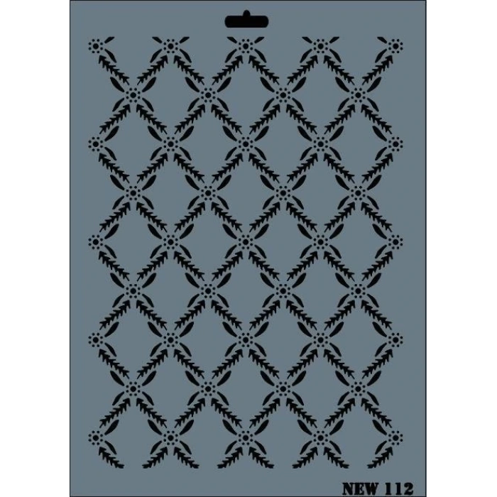 Rich New Seri N-112 Stencil 35x25 cm