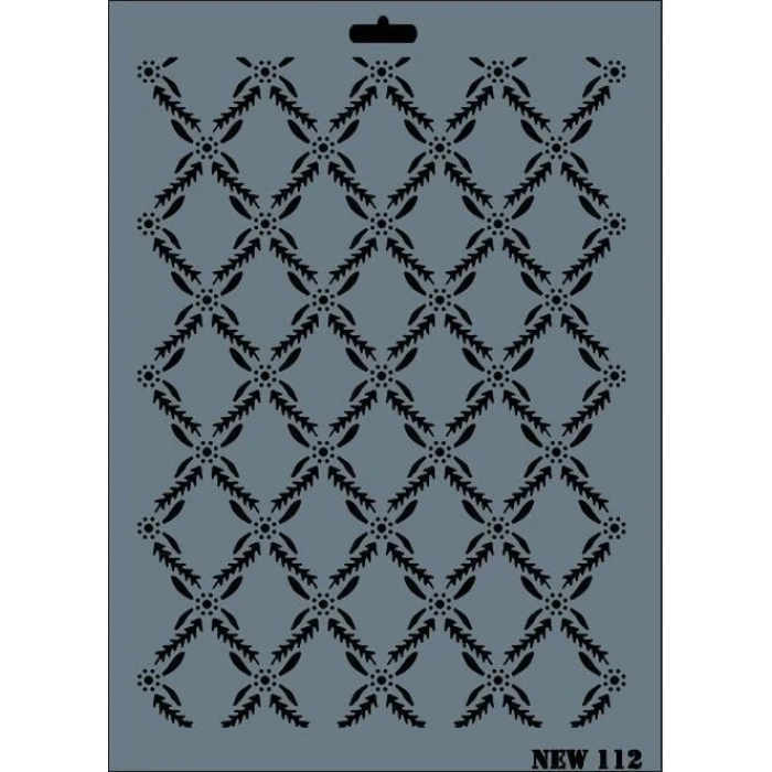 Rich New Seri N-112 Stencil 35x25 cm