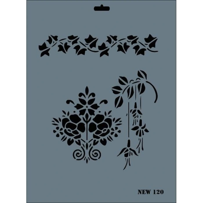 Rich New Seri N-120 Stencil 35x25 cm