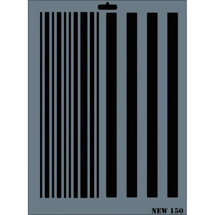 Rich New Seri N-150 Stencil 35x25 cm