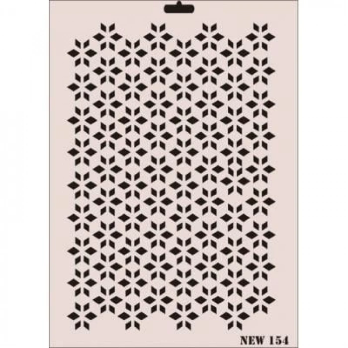 Rich New Seri N-154 Stencil 35x25 cm