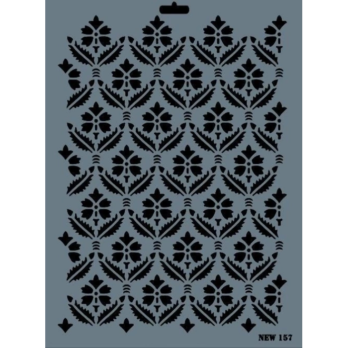 Rich New Seri N-157 Stencil 35x25 cm