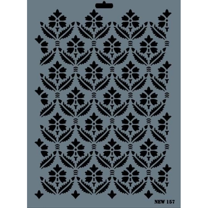 Rich New Seri N-157 Stencil 35x25 cm
