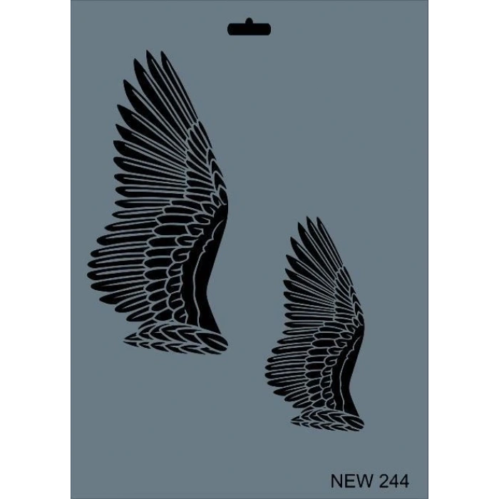 Rich New Seri N-244 Stencil 35x25 cm