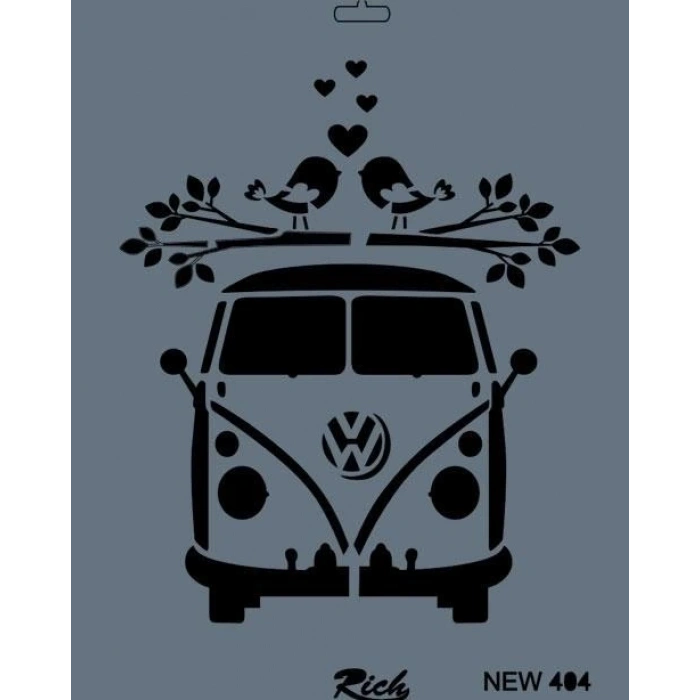 Rich New Seri N-404 Stencil 35x25 cm