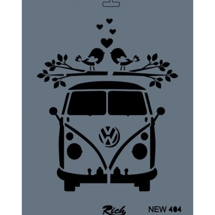 Rich New Seri N-404 Stencil 35x25 cm