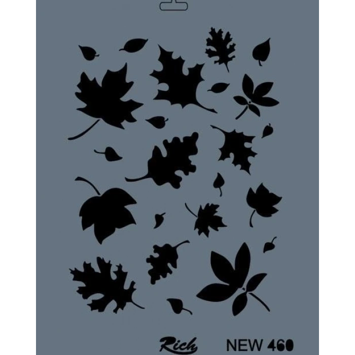 Rich New Seri N-460 Stencil 35x25 cm