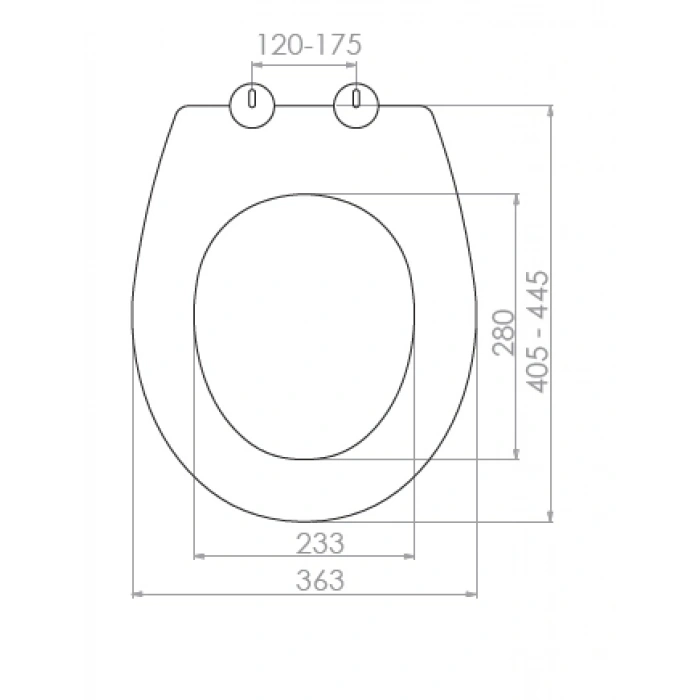 SLİM SMART KLOZET KAPAĞI (YAVAŞ KAPANAN - ÜSTTEN SIKMALI)