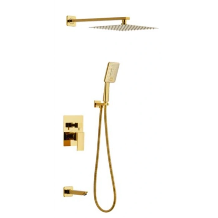 SQUARE ANKASTRE DUŞ SETİ (ALTIN)