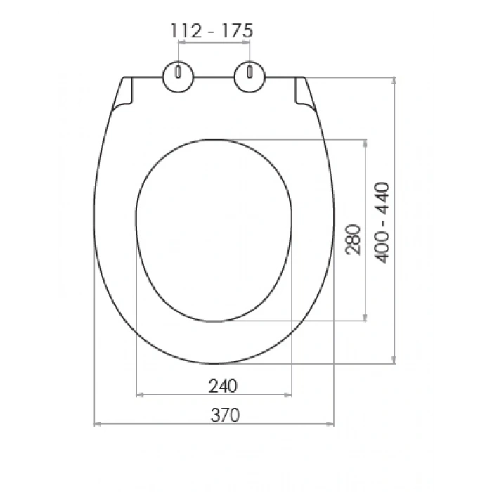 STAR KLOZET KAPAĞI (YAVAŞ KAPANAN - METAL MENTEŞELİ - ÜSTTEN SIKMALI)
