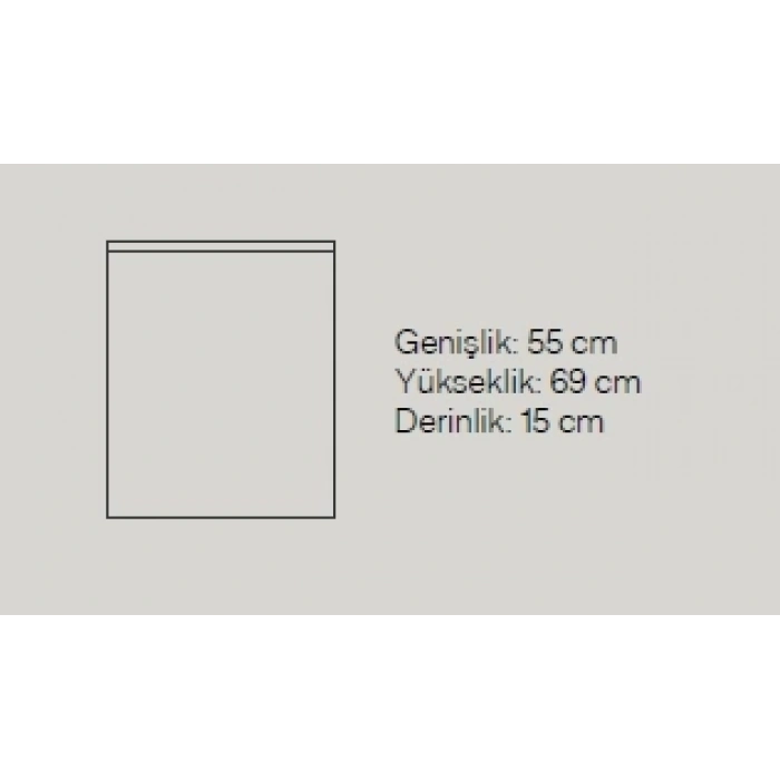 STİLLO 65 CM BANYO DOLABI TAKIM