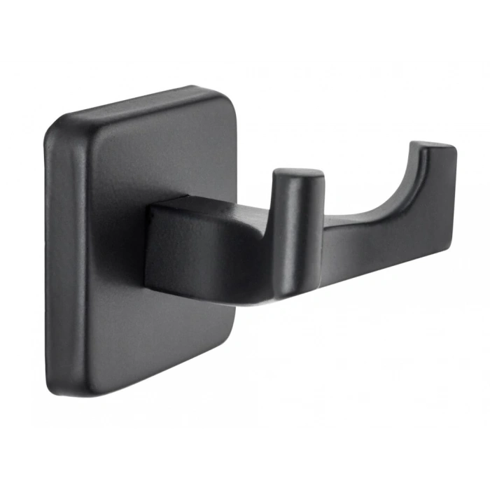 TEMA - İKİLİ BORNOZ ASKILIK (MAT SİYAH)