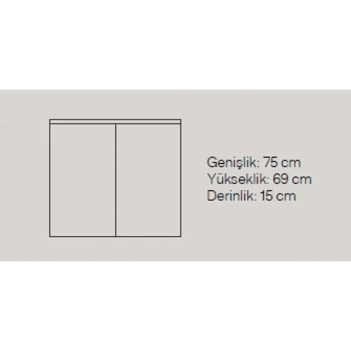 TREND 80 CM BANYO DOLABI TAKIM