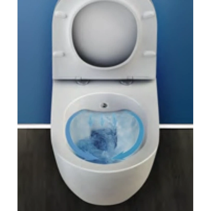 TURKUAZ - City Rimless Asma Klozet+ Bella Slim Pp (Çek-Çıkar)