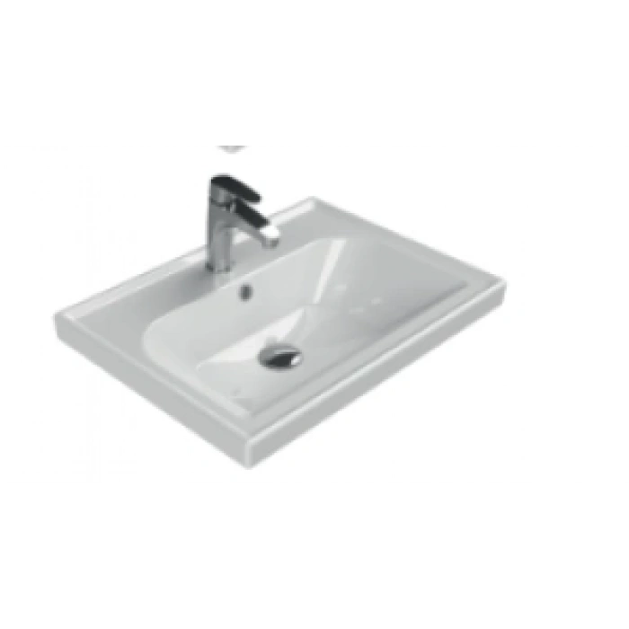TURKUAZ - FRAME 60X45 ETEJERLİ LAVABO