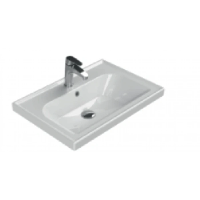 TURKUAZ - FRAME 65X45 ETEJERLİ LAVABO