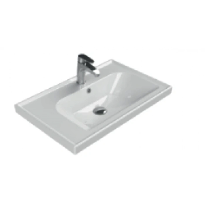 TURKUAZ - FRAME 70X45 ETEJERLİ LAVABO